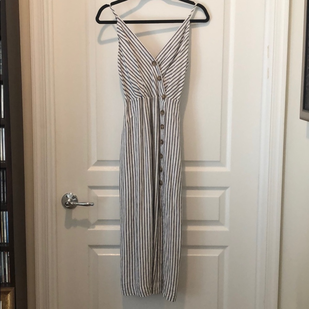 Urban Outfitters Button Front Midi Dress